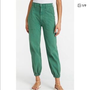 Mother Wrapper Patch Springy Ankle Pants